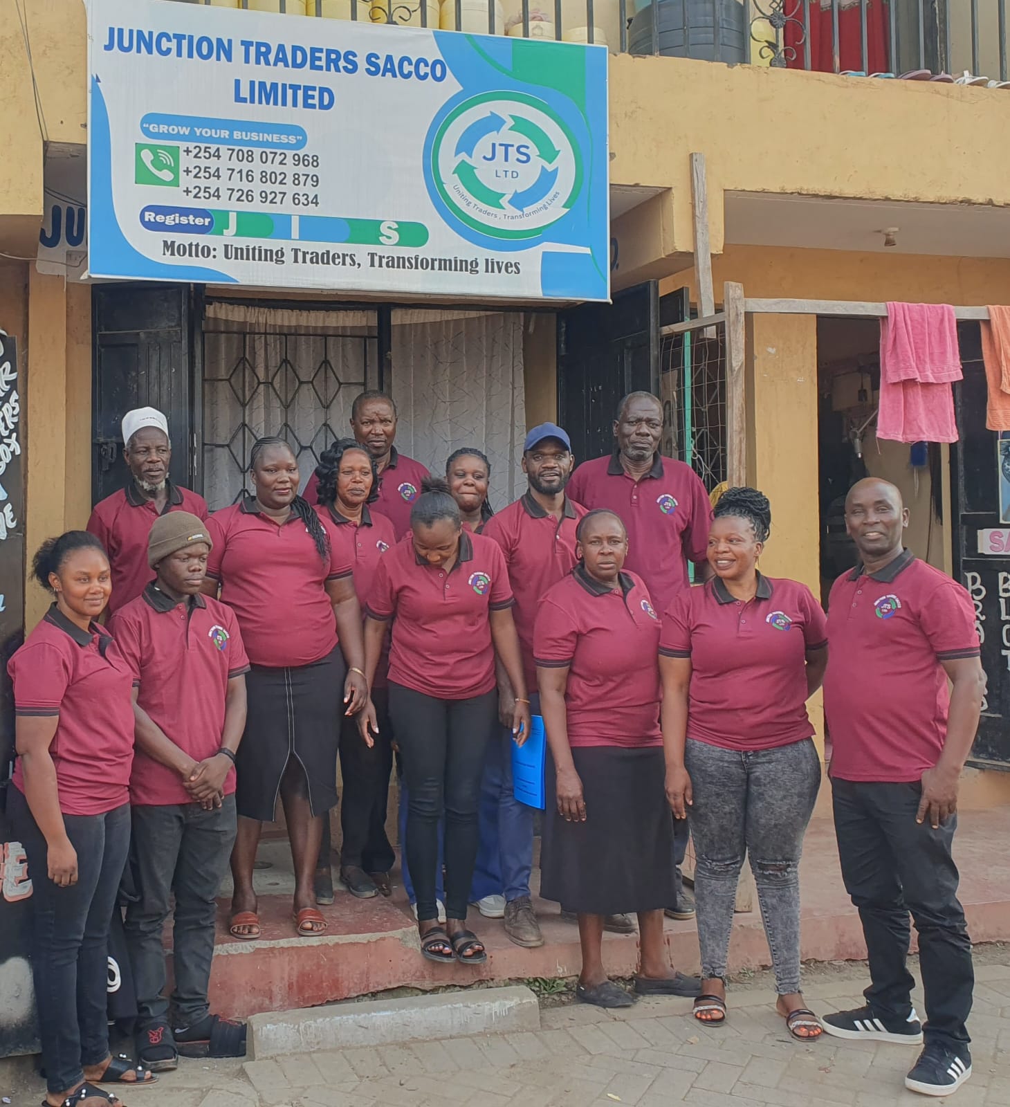 Junction Traders' SACCO members at a policy meeting